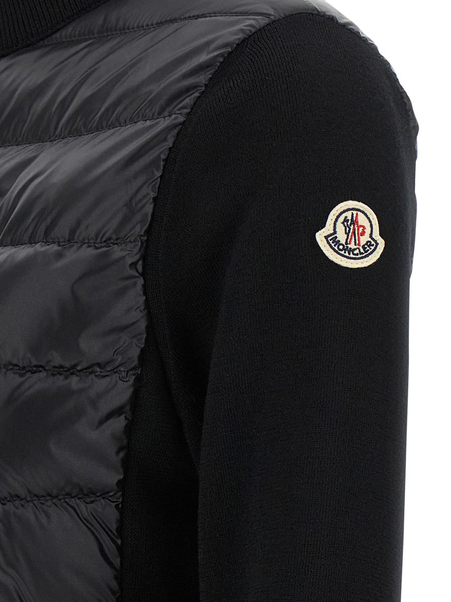 Moncler kofta i två material