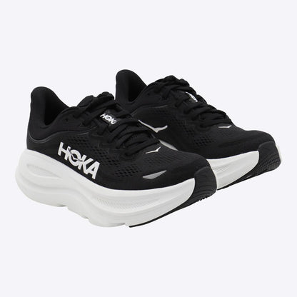 Hoka svarta och vita Bondi 9 sneakers
