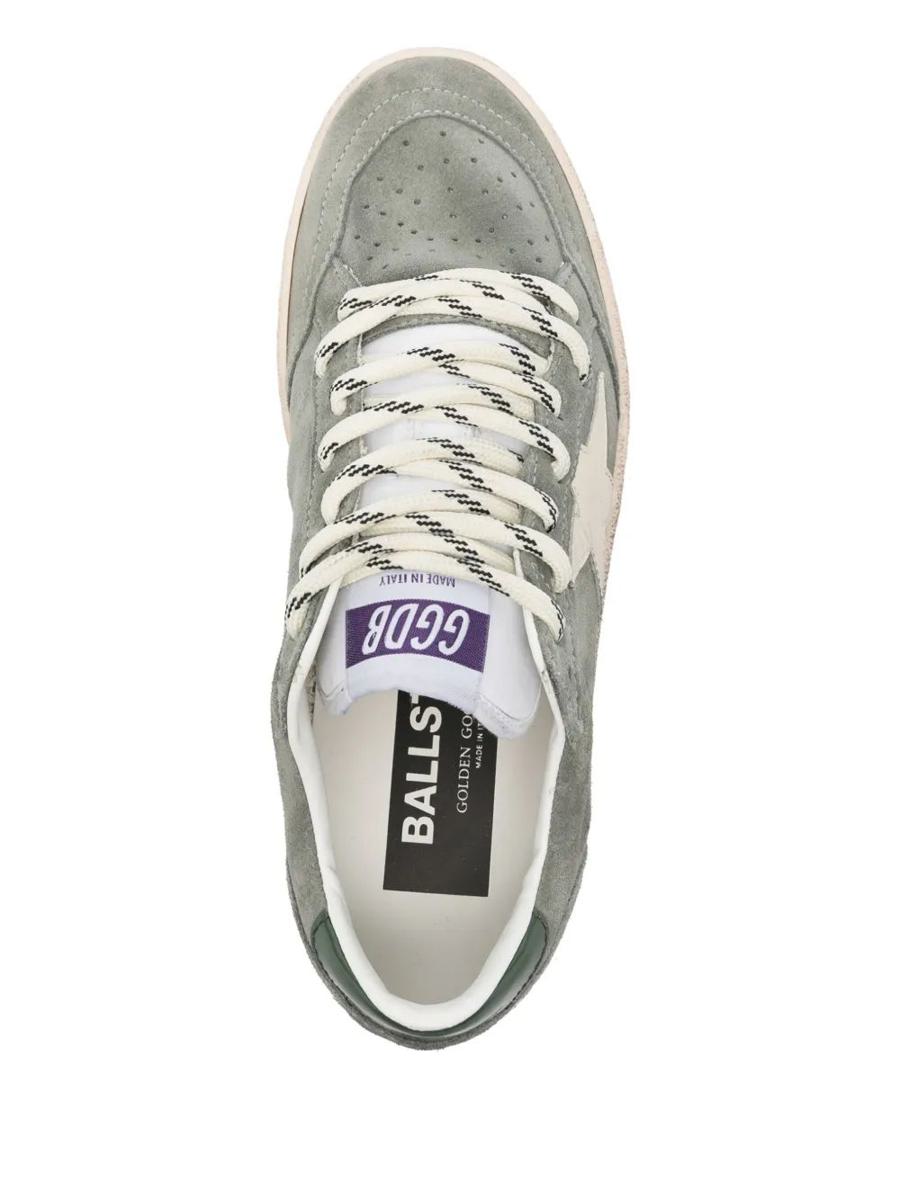 Golden Goose Ballstar Mocka Upper Toe And Spor Läder Stjärna Och Häl