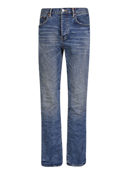Lila märkesjeans