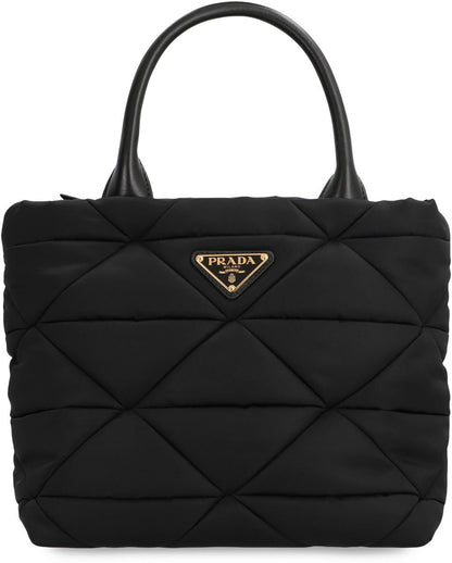 Prada Liten Nylon Tote Bag