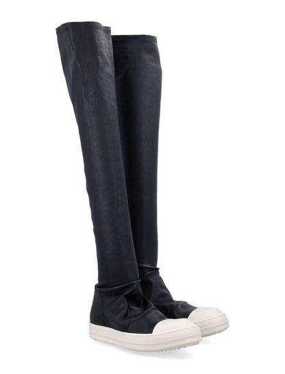 Rick Owens Höga Strumpor Dam Sneakers