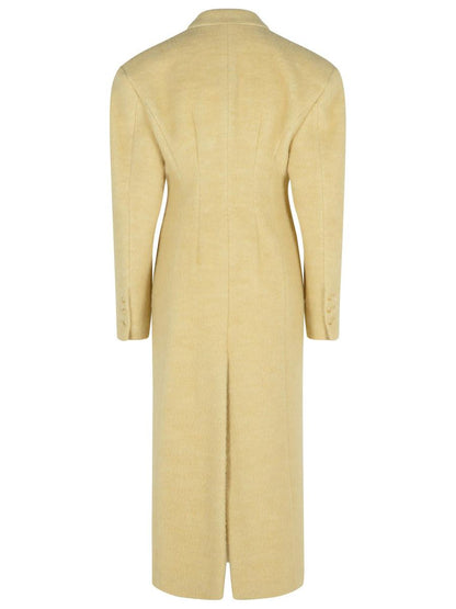Andamane Beige Ullblandningskappa I