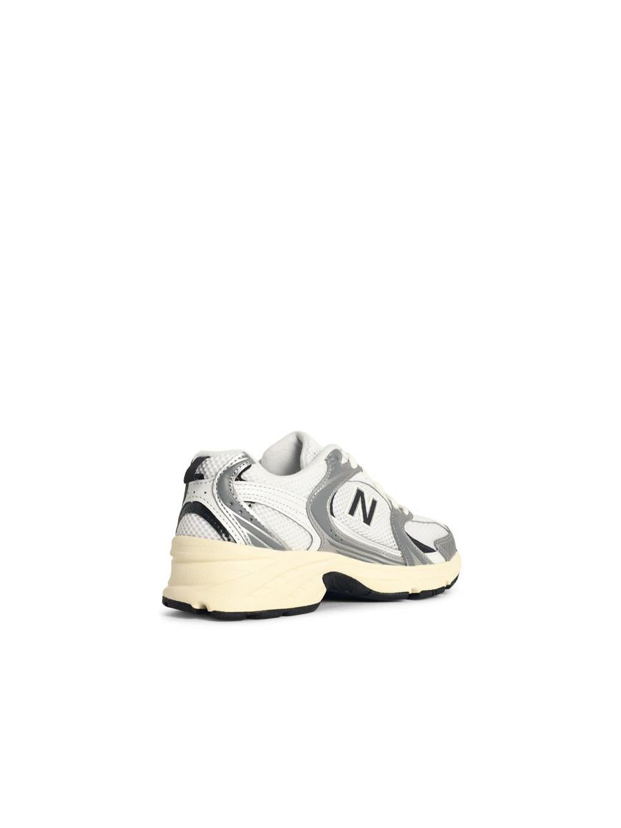 New Balance '530' Vita Tyg Sneakers