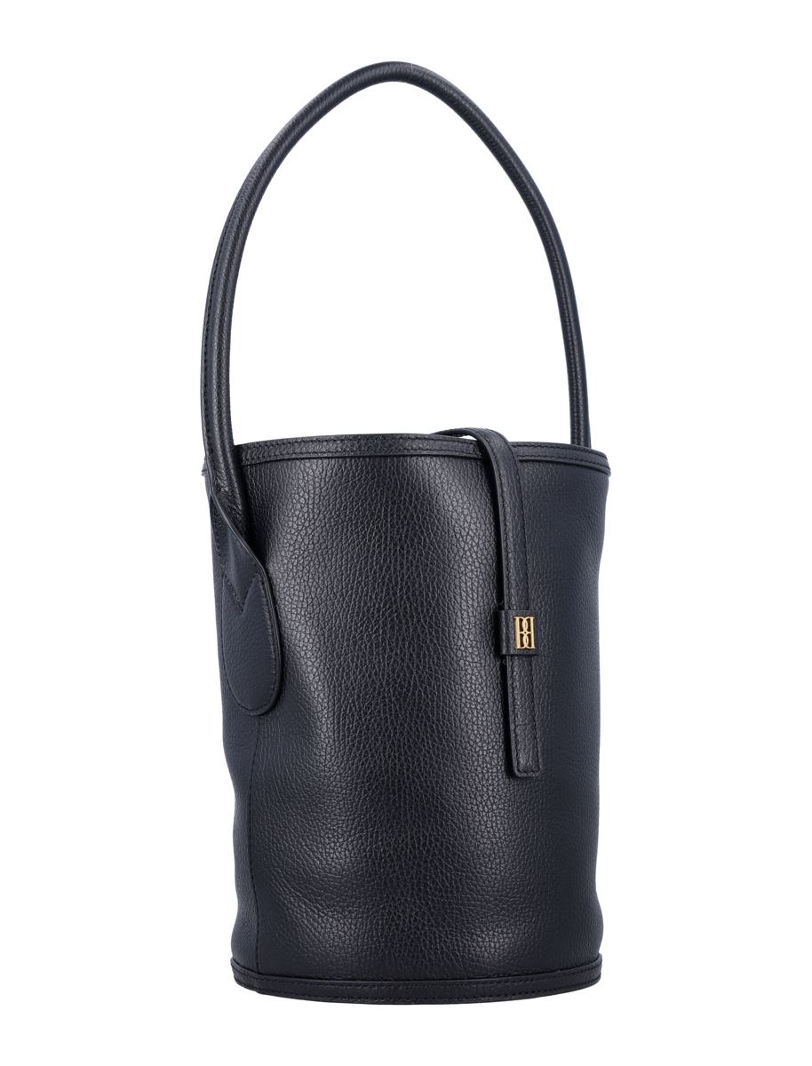 By Malene Birger Marylle Liten Kornig Läder Bucket Bag