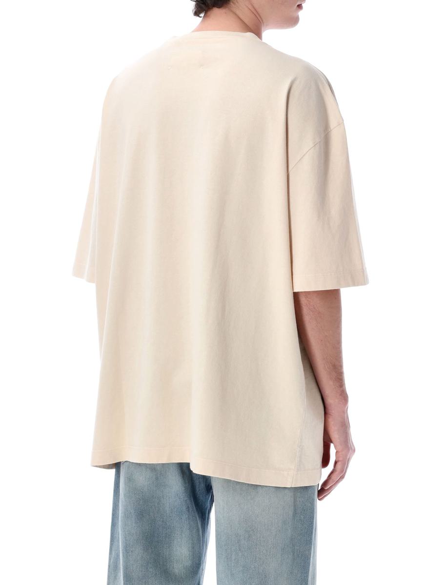Maison Margiela överdimensionerad t-shirt med logotyp