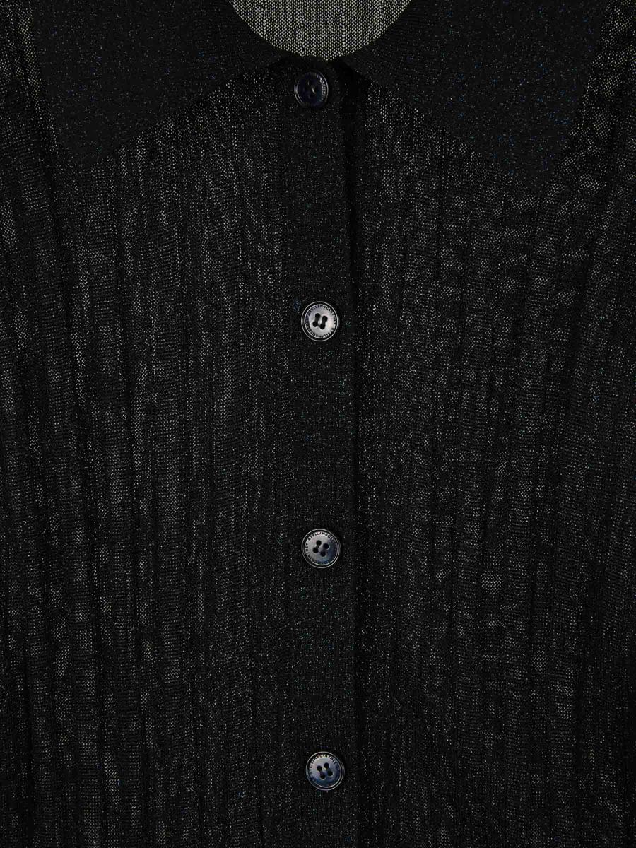 Stella McCartney Lurex Knit Polo Top