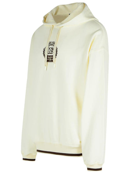Dolce &amp; Gabbana Elfenbensvit Bomullströja