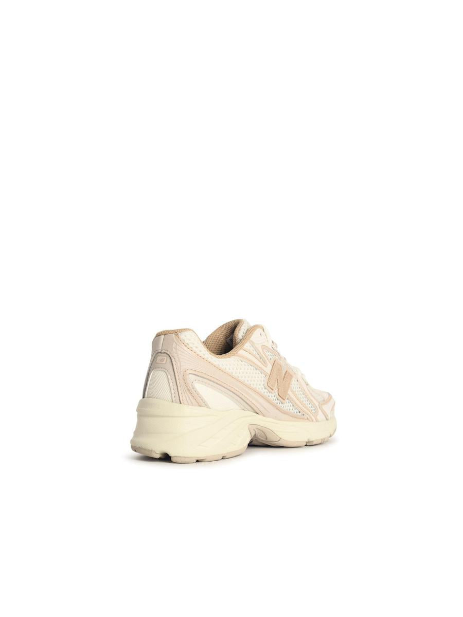 New Balance '740' Beige Sneakers i Tygblandning
