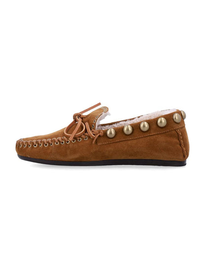 Isabel Marant Fitza Loafers i mocka