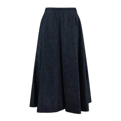 Max Mara Denim Utsvängd Kjol