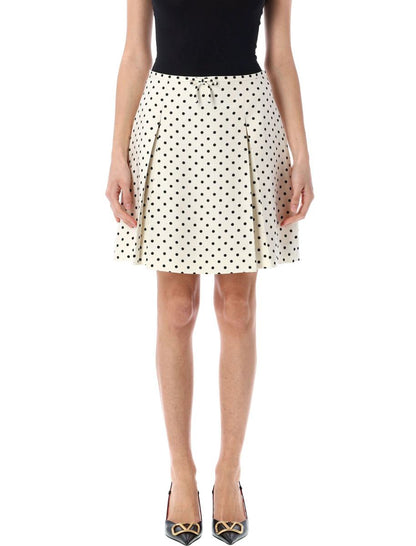 Valentino Garavani Polka Dot Mini Kjol