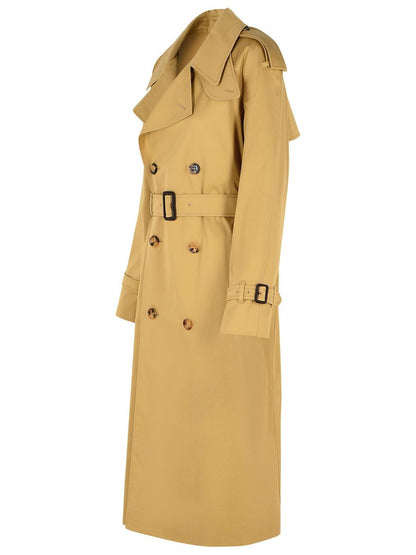 Burberry Beige Trenchcoat i Bomullsblandning