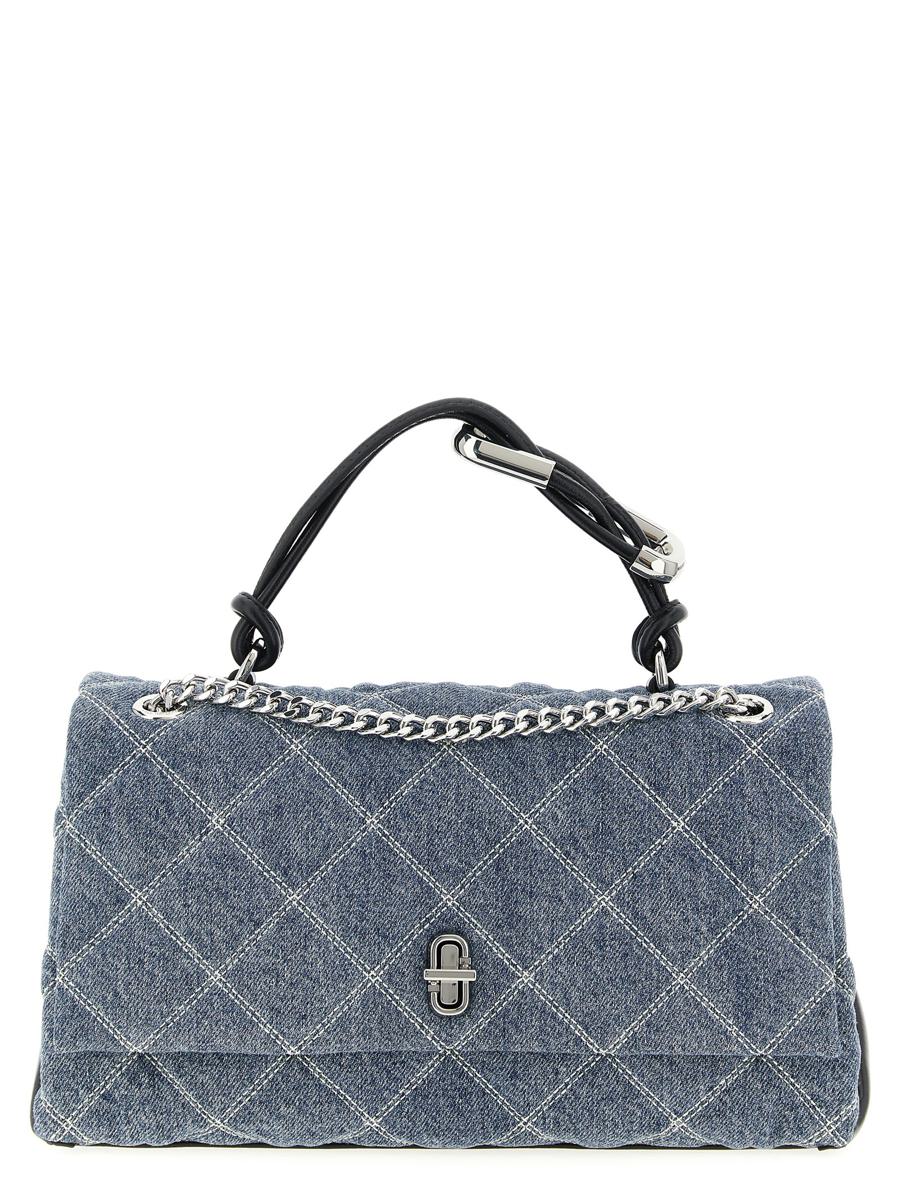 Marc Jacobs 'The Quilted Denim Dual' Mellanstor Axelväska