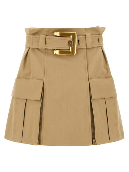 Balmain kjol med hög midja