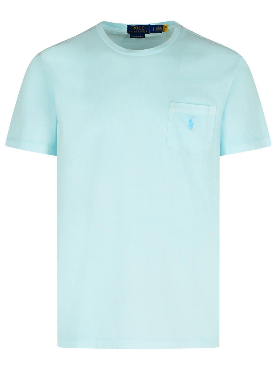 Polo Ralph Lauren Ljusblå bomulls-T-shirt