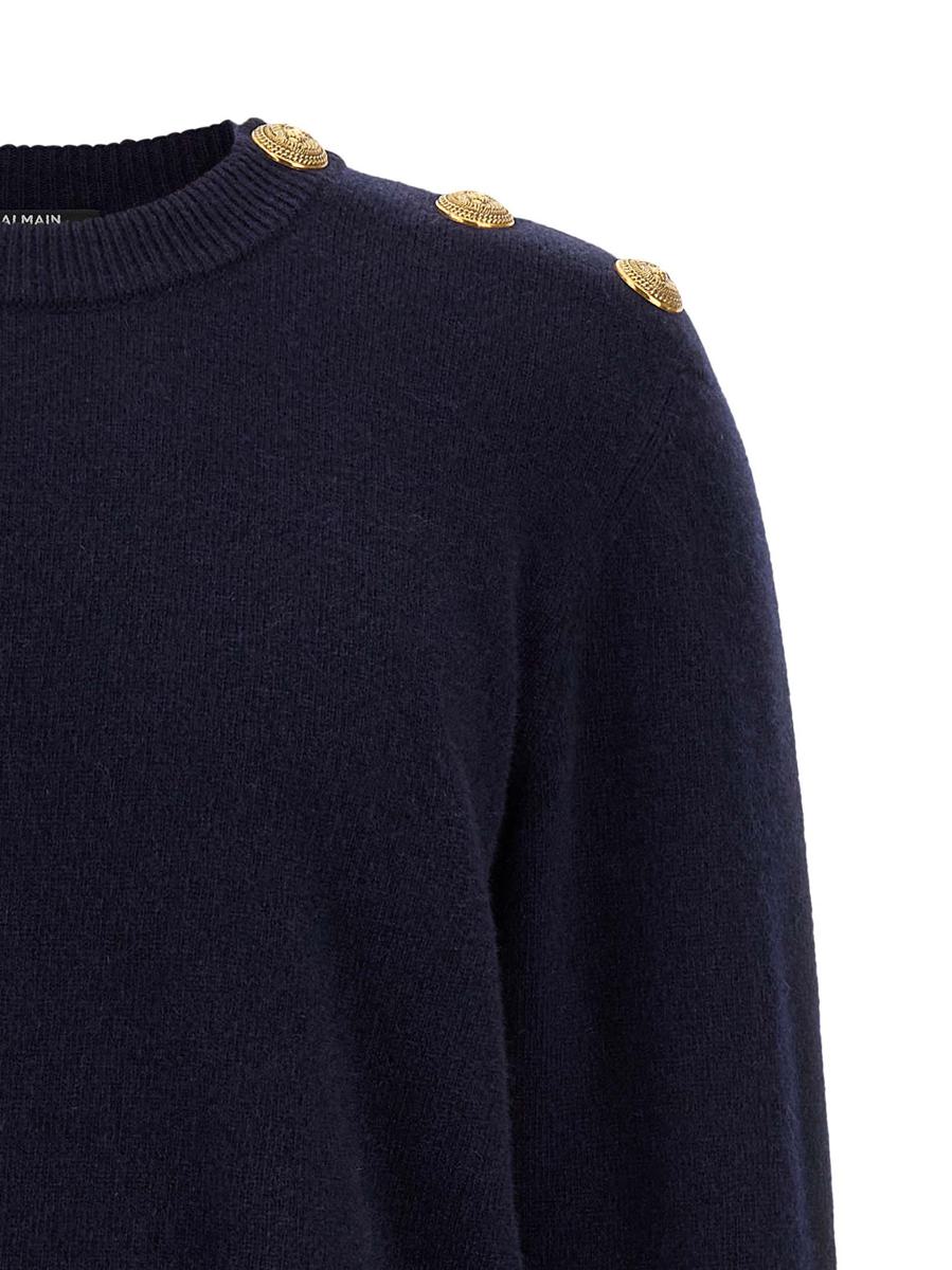 Balmain 'Leone Catena' Knapptröja