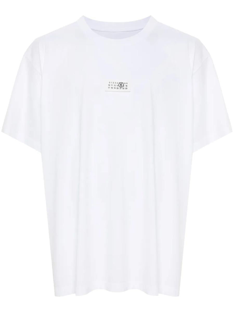 MM6 Maison Margiela T-shirt med applikation