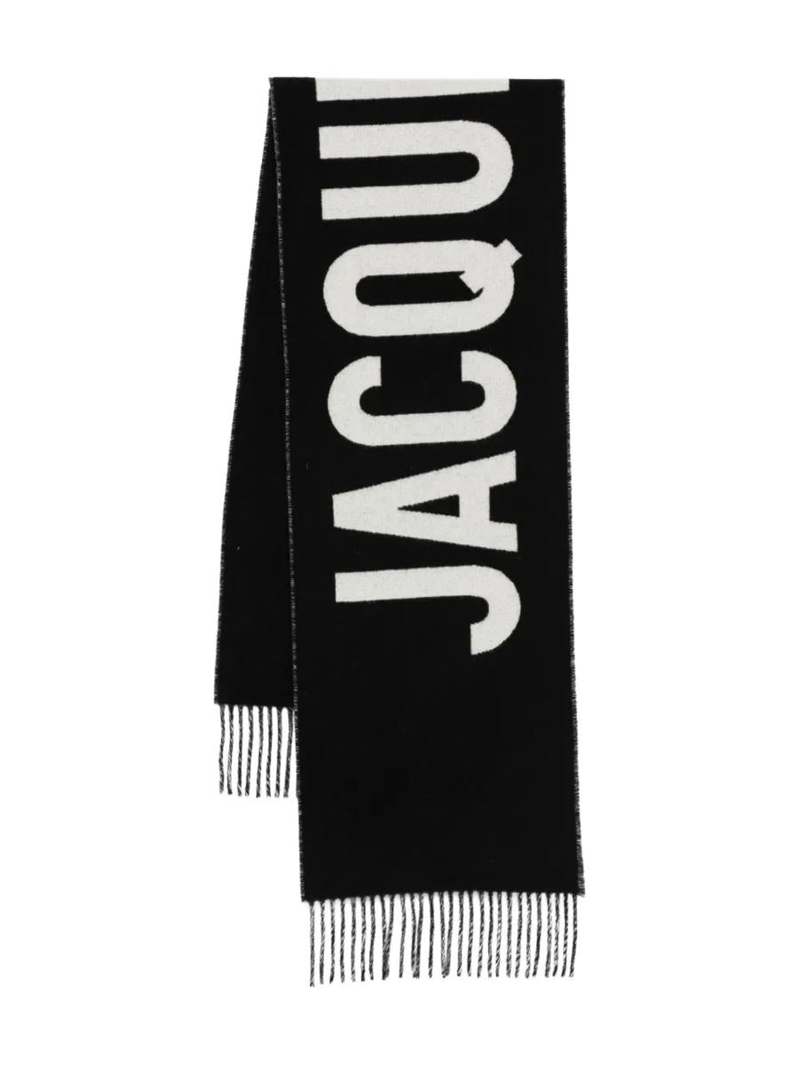 Jacquemus halsduk med broderad logotyp