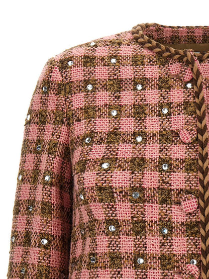 Giuseppe Di Morabito Rhinestone Blazer Jacka