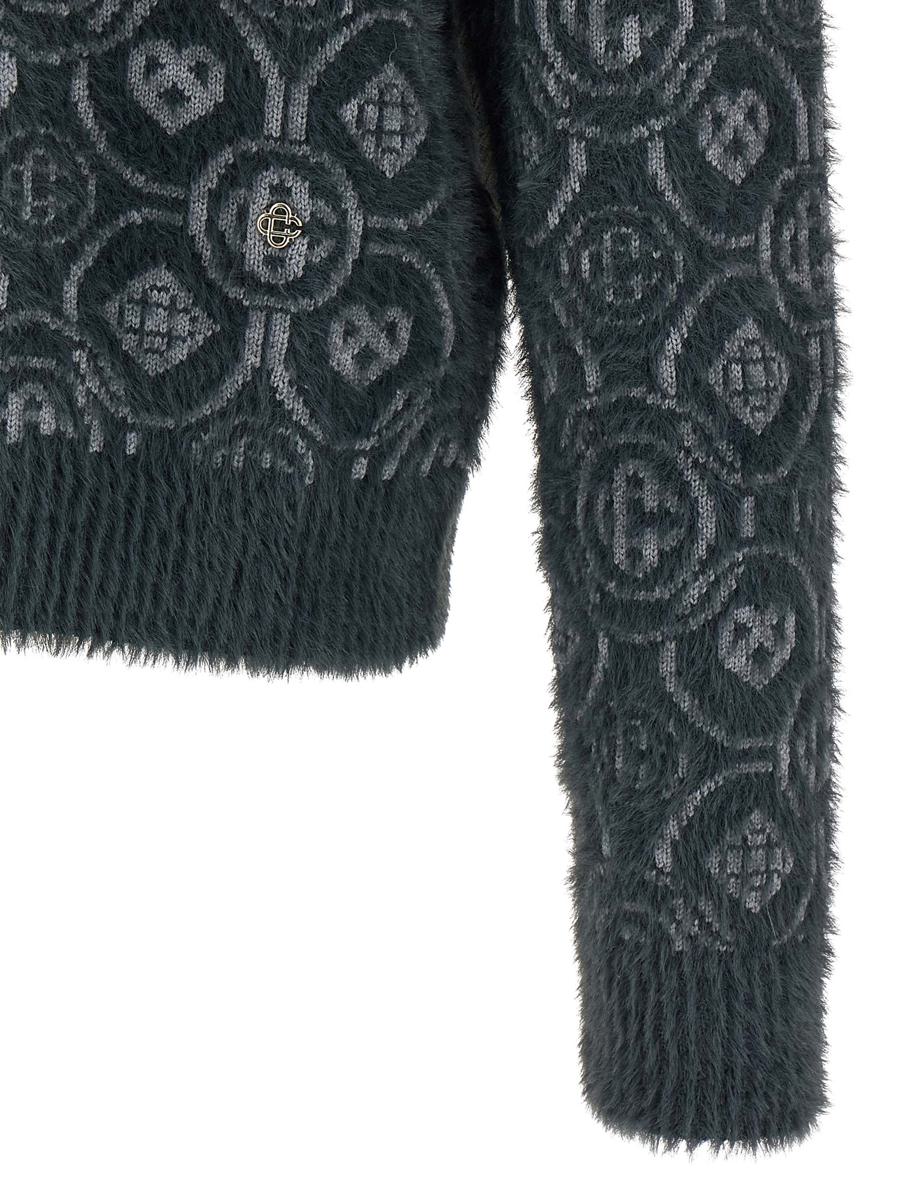 Casablanca 'Fluffy Monogram' Tröja