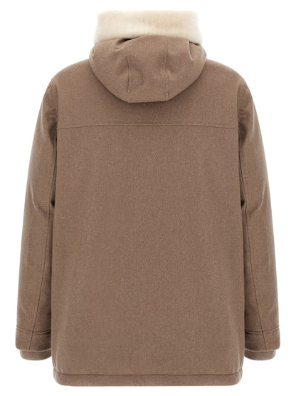 Brunello Cucinelli Flanell dunjacka