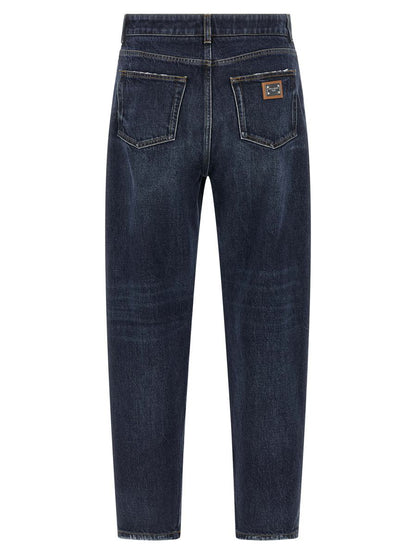 Dolce &amp; Gabbana-jeans med logotyp