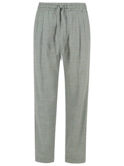 Dolce &amp; Gabbana Tvåfärgade Byxor i Virgin Wool