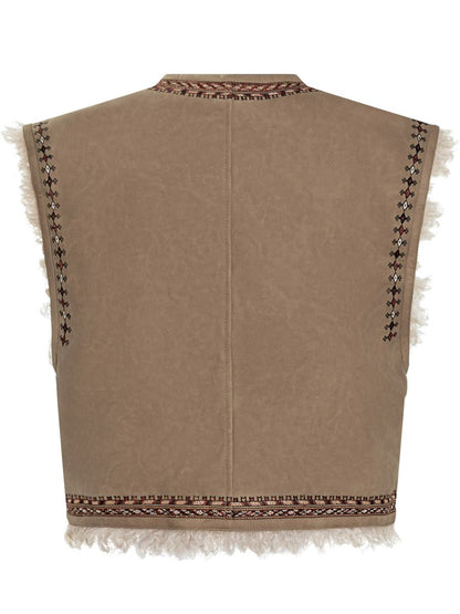 Isabel Marant Étoile Väst med Shearling-inredning av Isabel Marant Étoile