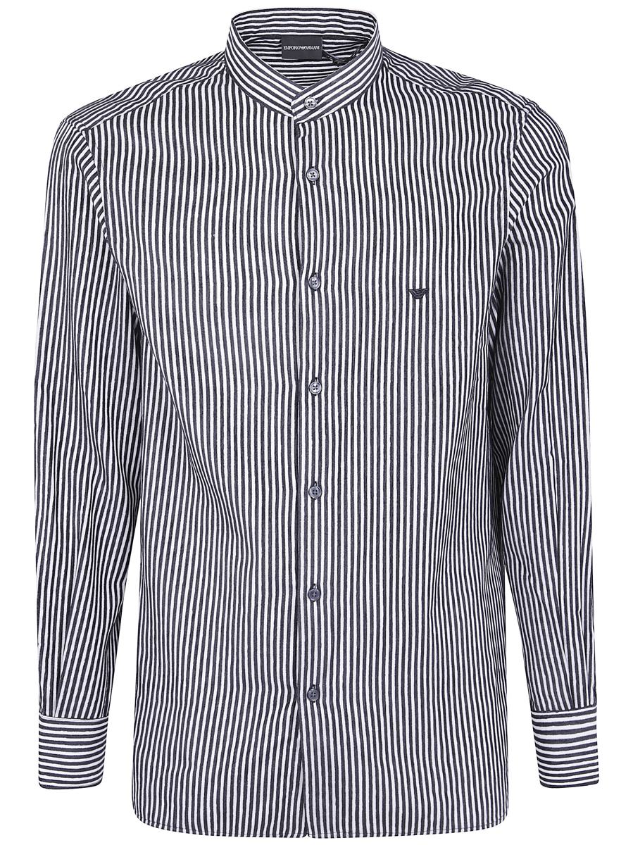 Emporio Armani koreansk skjorta med halsringning
