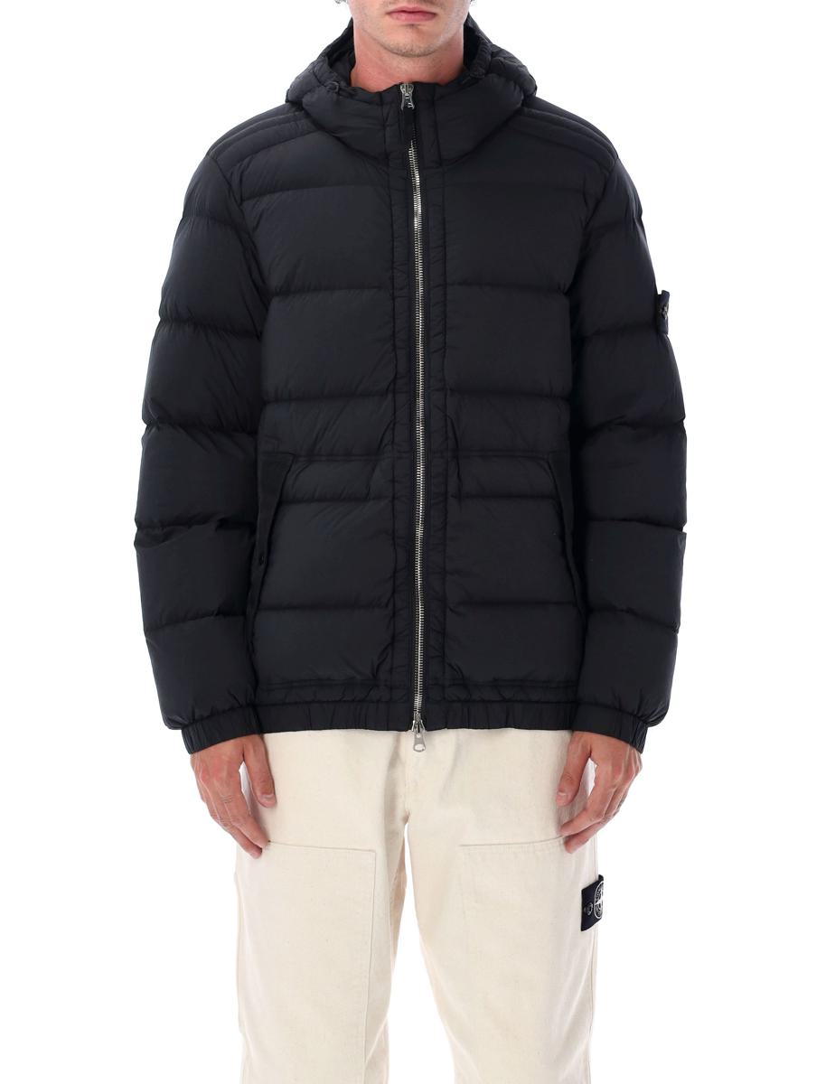 Stone Island sömlös nylon dunjacka