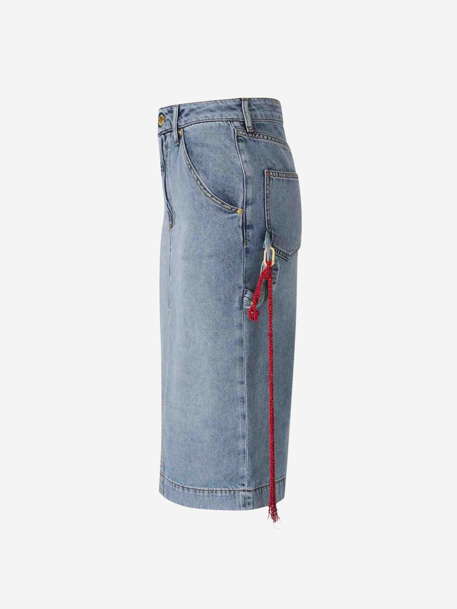 Darkpark Denim Midikjol