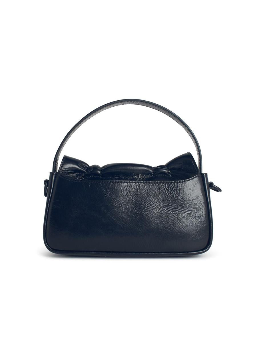 Acne Studios Micro 'Multipocket'-väska med flera fickor i svart läder