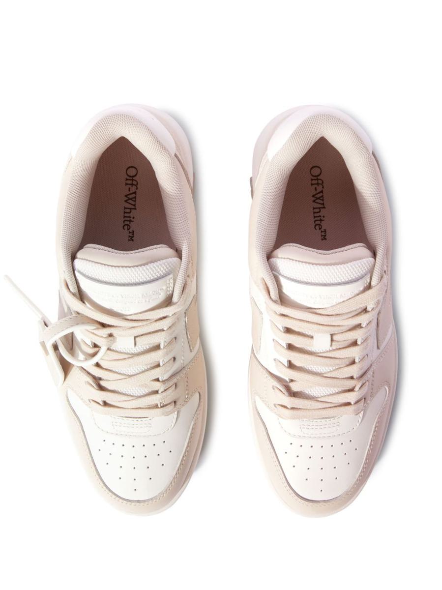 Off-white platta skor