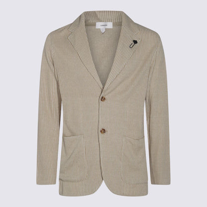 Lardini Beige Linnekavaj