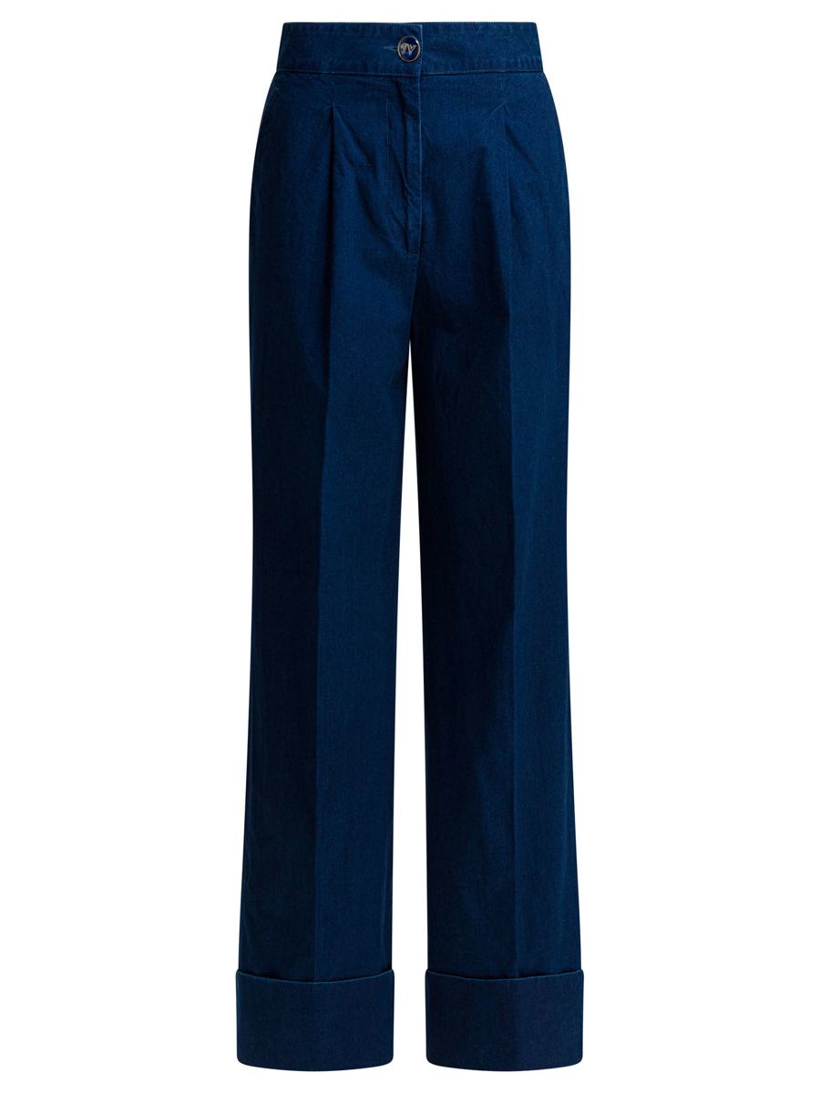 Valentino Garavani vida jeans med veck