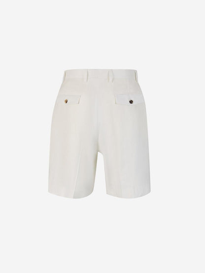 Lardini Linen Formella Bermuda Shorts