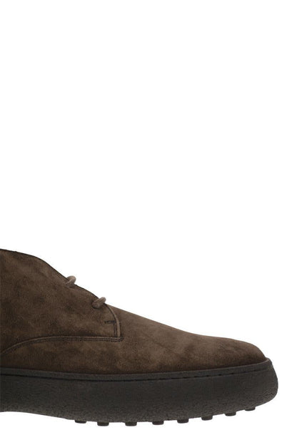 Tod'S Mocka Läder Ankelboots