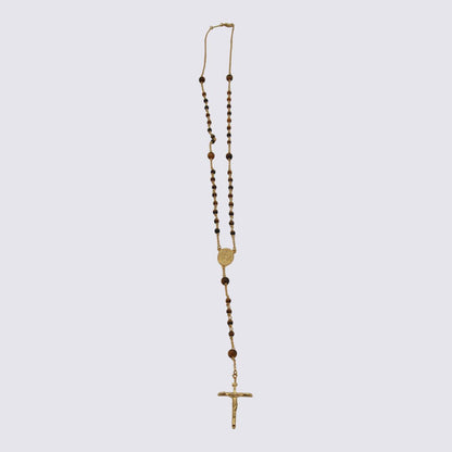 Dolce &amp; Gabbana Halsband i svart och guld