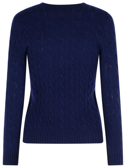 Polo Ralph Lauren Marinblå tröja i kashmirblandning