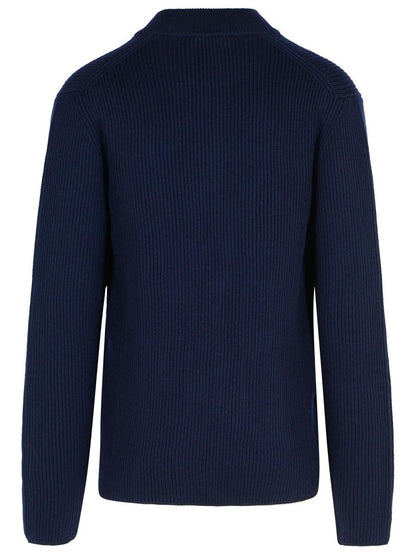 Dolce &amp; Gabbana Marinblå Ulltröja