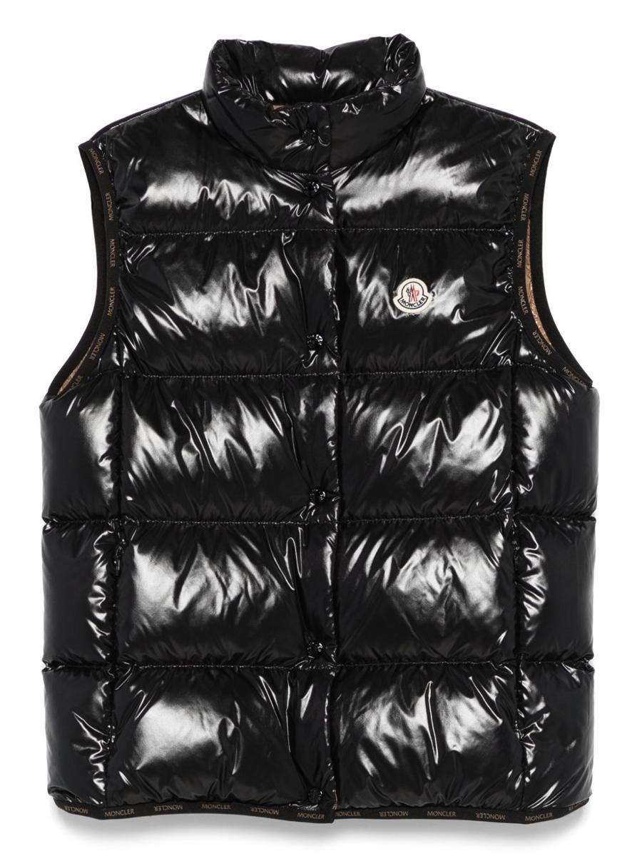 Moncler Glansig Svart 'Badia' Väst