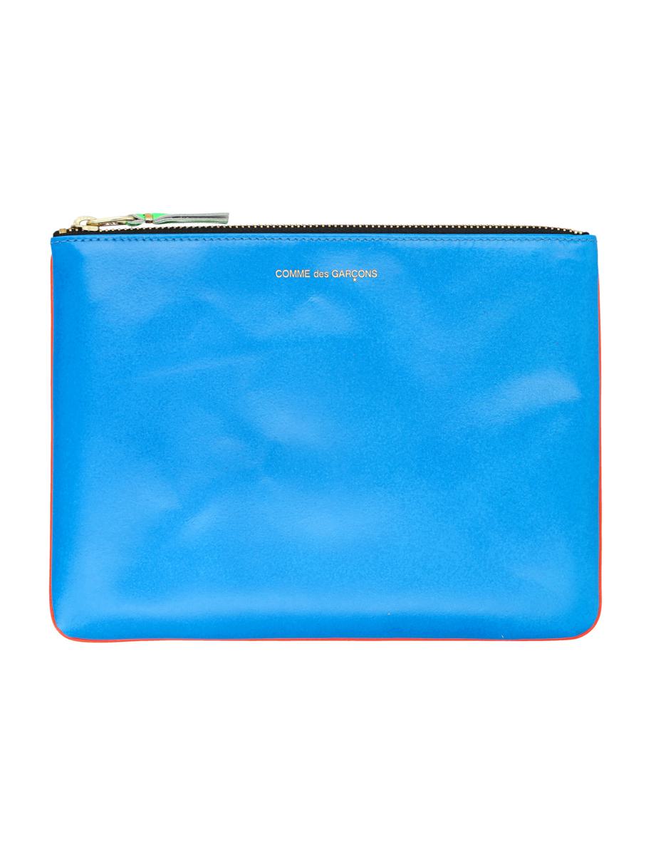 Comme Des Garçons Super Fluo Läderpåse