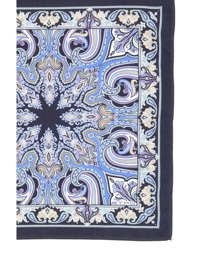 Etro Paisley sidennäsduk med ficka