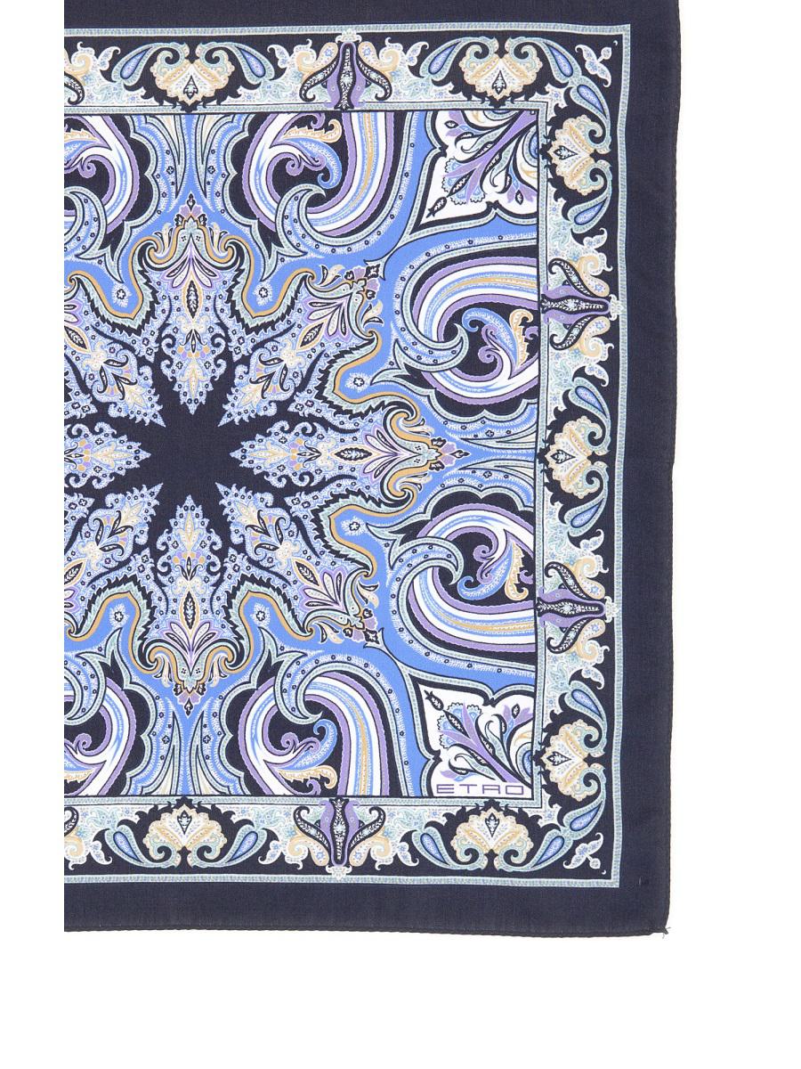 Etro Paisley sidennäsduk med ficka