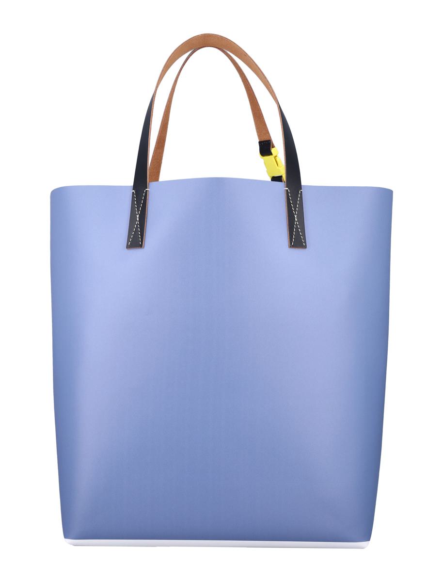 Marni randig Tribeca shoppingväska