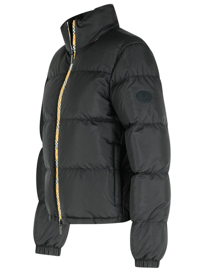 Burberry svart polyester dunjacka