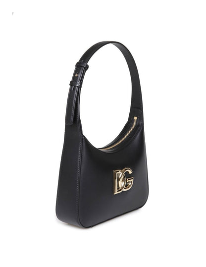 Dolce &amp; Gabbana läderaxelväska