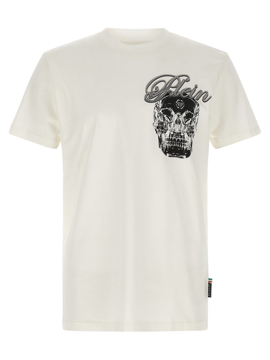 Philipp Plein 'Glass Skull' T-shirt