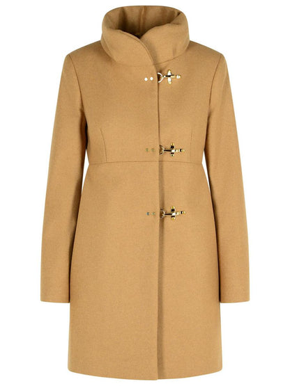 Fay Beige ullblandad kappa
